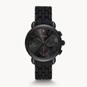 Michele Sporty Sport Sail Noir Watch - MWW01P000014